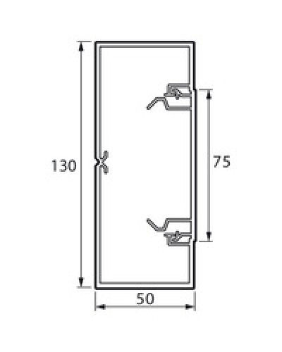 Кабель-канал METRA 130x50 Legrand (638082) в Иркутске Кабель-канал Pintop.ru