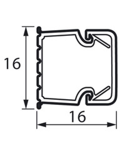 Кабель-канал METRA 16x16 Legrand (638191) в Иркутске Кабель-канал Pintop.ru