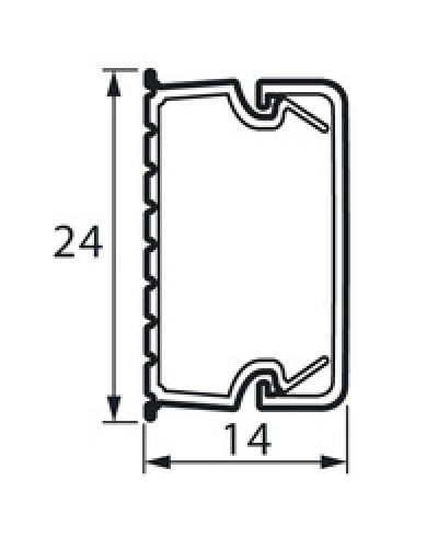 Кабель-канал METRA 24x14 Legrand (638193) в Иркутске Кабель-канал Pintop.ru