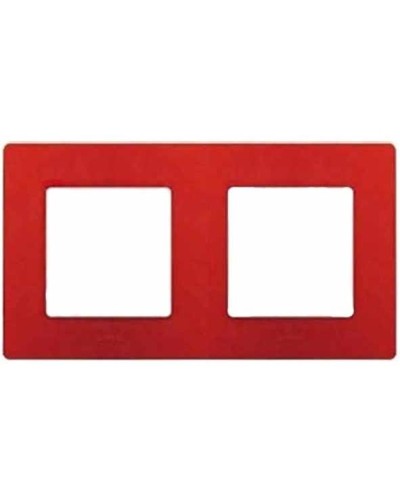 Рамка 2 поста Etika красный (10 шт/уп) Legrand 672532 в Иркутске Аксессуары для кабель-канала Pintop.ru
